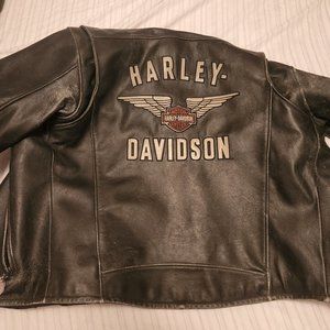 "Distressed" Harley Men's Leather Jacket